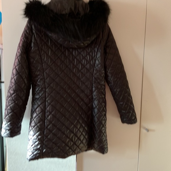 Black Ivanka Trump coat size Medium - Picture 2 of 4